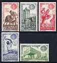 Spain 1964 New York World's Fair set of 5 unmounted mint, SG 1651-55