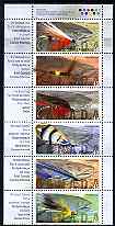 Booklet - Canada 1998 Fishing Flies part booklet pane containing complete set of 6 unmounted mint, SG 1784-89