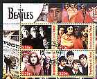Chad 2003 Legendary Pop Groups - Beatles #1 perf sheetlet containing 4 values cto used