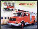 Cambodia 2000 Fire Engines perf m/sheet unmounted mint SG MS 2048