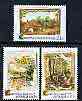 Australia 1982 Early Australian Christmas Cards set of 3 unmounted mint, SG 856-58*