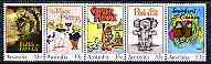 Australia 1985 Classic Australian Children's Books se-tenant strip of 5 unmounted mint, SG 982a