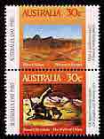 Australia 1985 Australia Day vertical se-tenant pair 30c unmounted mint, SG 961b