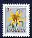 Canada 1977-86 Canada Lily 3c unmounted mint, from def set, SG 858