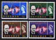 Bahamas 1966 Churchill Commem perf set of 4 unmounted mint, SG 267-70*