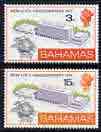 Bahamas 1970 New UPU Headquarters Building perf set of 2 unmounted mint, SG 345-46
