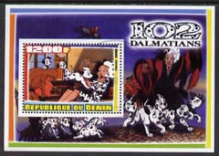 Benin 2005 Disney's 102 Dalmations #3 perf m/sheet fine cto used