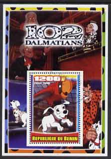 Benin 2005 Disney's 102 Dalmations #4 perf m/sheet fine cto used