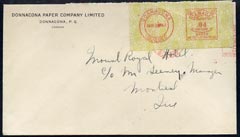 Canada 1944 cover to Montreal from Donnacona Paper Co Ltd