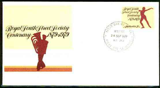 Australia 1979 Royal South Street Society 20c postal stationery envelope with first day cancellation