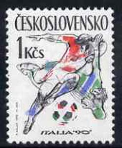 Czechoslovakia 1990 World Cup Football Championships, Italy unmounted mint SG3024*