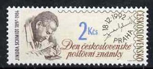 Czechoslovakia 1992 Stamp Day (Jindra Schmidt - engraver) 2k unmounted mint, SG3111