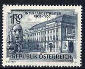 Austria 1953 Linz National Theatre 150th Anniversary unmounted mint, SG1245