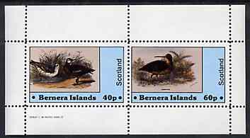 Bernera 1982 Birds #34 perf set of 2 values unmounted mint