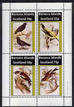 Bernera 1981 Birds #35 perf set of 4 values unmounted mint