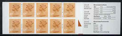 Booklet - Great Britain 1979-81 Industrial Archaeology Series #1 (Ironbridge, Telford) £1.00 folded booklet with margin at right SG FH1B