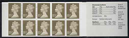 Booklet - GB Great Britain 1981 Museums #2 (Antiquities of Scotland) £1.15 booklet complete with selvedge at right SG FI4B