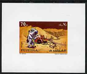 Fujeira 1972 Apollo 15 - Lunar Exploration 70dh deluxe sheetlet unmounted mint