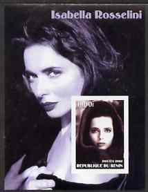 Benin 2002 Isabella Rossellini imperf s/sheet #02 unmounted mint