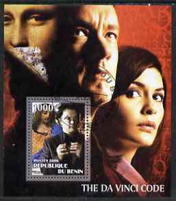 Benin 2006 The Da Vinci Code #2 perf m/sheet fine cto used