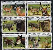 Benin 1996 Animals complete set of 6, cto used SG 1439-44