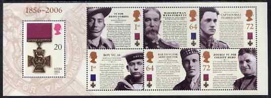 GB Great Britain 2006 150th Anniversary of Victoria Cross perf m/sheet unmounted mint, SG MS 2665