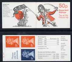 Booklet - Great Britain 1988-89 Gilbert & Sullivan Operas #2 (The Pirates of Penzance) 50p booklet complete with cyl nos (B1 B16), SG FB52