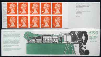 Booklet - Great Britain 1989 Fox Talbot's Report on Photographic Process £1.90 booklet complete with margin at right, SG FV2B