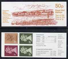 Booklet - Great Britain 1986 Roman Britain No.3 (Porchester Castle) 50p booklet complete, SG FB38