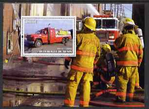 Benin 2004 Fire Engines #2 perf m/sheet fine cto used