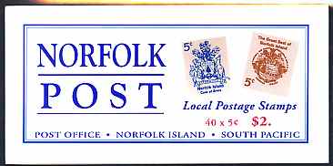 Booklet - Norfolk Island 1997 Norfolk Post $2 booklet complete & fine SG SB8