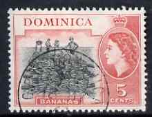 Dominica 1954-62 Bananas 5c (from def set) fine cds used SG146
