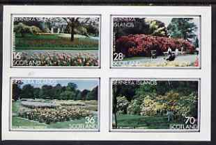 Bernera 1983 Kew Botanical Gardens imperf set of 4 values unmounted mint