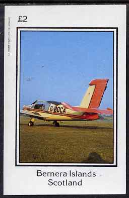 Bernera 1983 Light Aircraft imperf deluxe sheet (£2 value) unmounted mint