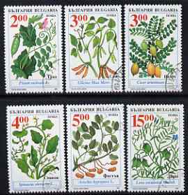Bulgaria 1995 Food Plants complete set of 6 fine cds used, SG 4019-24