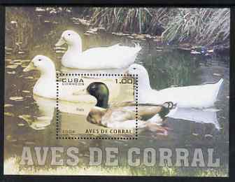 Cuba 2006 Domesticated Fowl - Ducks perf m/sheet unmounted mint, SG MS 4954