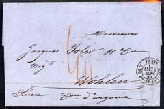 France 1864 entire to Wholen