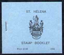 St Helena 1984 £1.04 booklet complete stapled at right, SG SB5