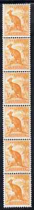 Australia 1948-56 Kangaroo 1/2d coil pair unmounted mint SG228c