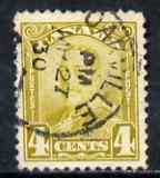 Canada 1928-29 KG5 4c olive used SG278