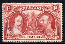 Barbados 1927 KG5 Tercentenary 1d used SG 240