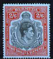 Bermuda 1938-53 KG6 2s6d (1943 printing) mtd mint, SG 117b