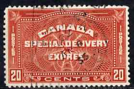 Canada 1932 Special Delivery 20c brown-red fine used SG S7