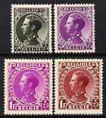Belgium 1934 War Victim's Fund set of 4, very fine mounted mint, SG 663-6