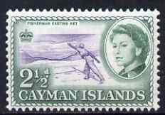 Cayman Islands 1962-64 Fisherman Casting Net 2.5d unmounted mint, SG 169