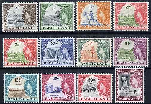 Basutoland 1961 Decimal definitive set complete plus 2.5c shade all unmounted (except 2c & 5c) SG 69-79