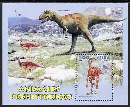 Cuba 2006 Prehistoric Animals perf m/sheet unmounted mint SG MS4946