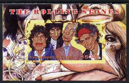 Congo 2009 The Rolling Stones imperf m/sheet unmounted mint