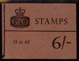 GB Great Britain 1967-70 Machins 6s booklet (May 1968) complete and fine SG QP36