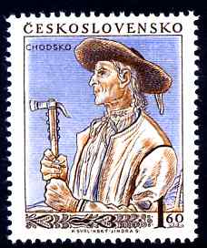 Czechoslovakia 1955 Costumes 1k60 Chodsko Man unmounted mint SG 886